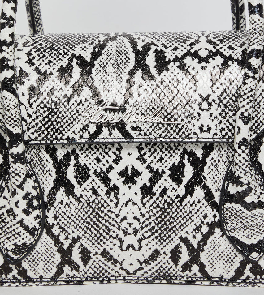 Bhex-e Black/White Women's Satchel Bag - view 4