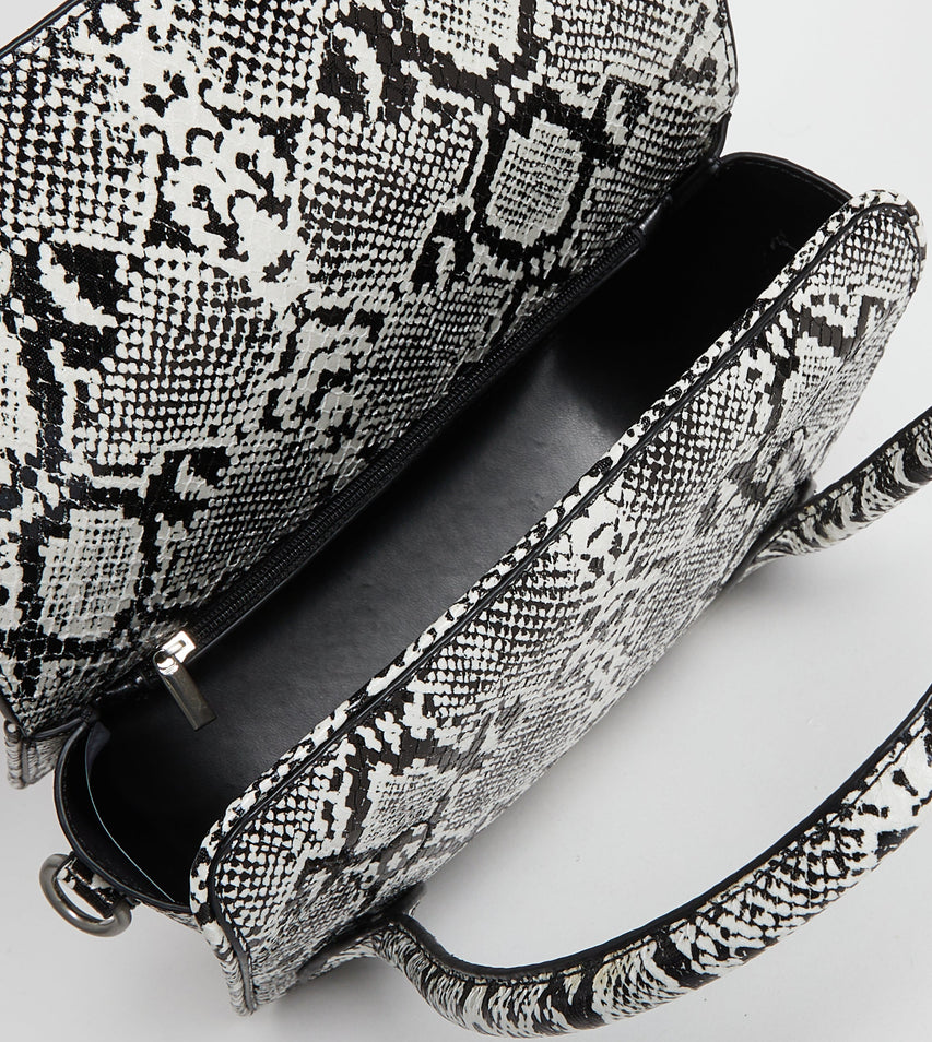 Bhex-e Black/White Women's Satchel Bag - view 7