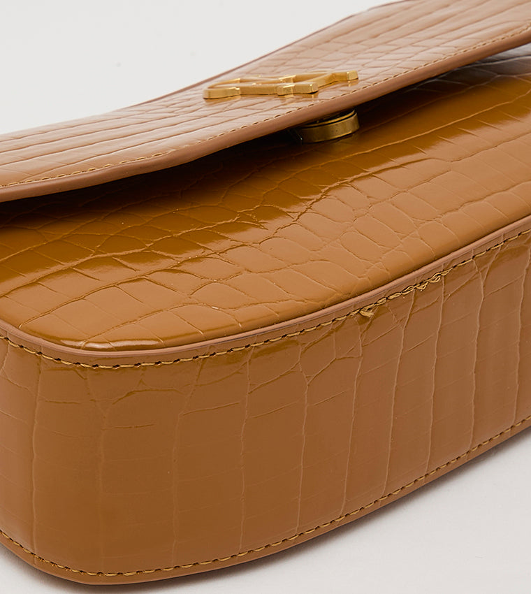 Blyon-e Women's Camel Crossbody Bag - view 4