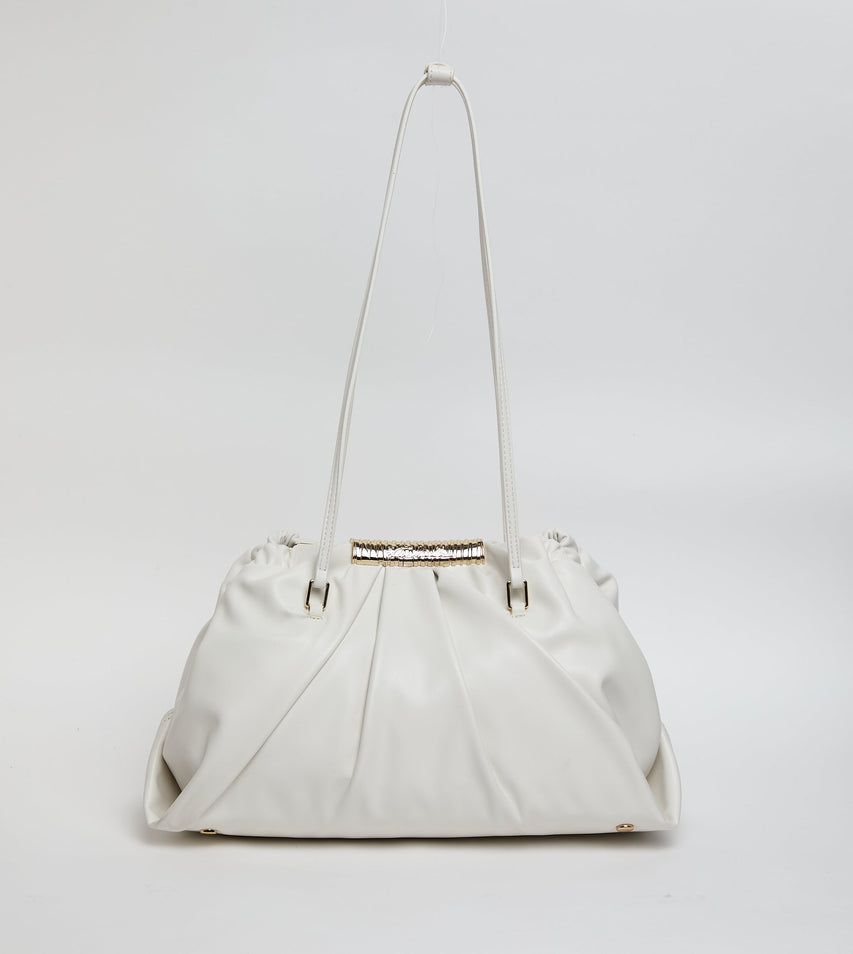 Bfranie Women's White and Gold Satchel Bag - view 3