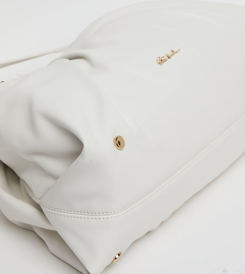 Bfranie Women's White and Gold Satchel Bag - view 5