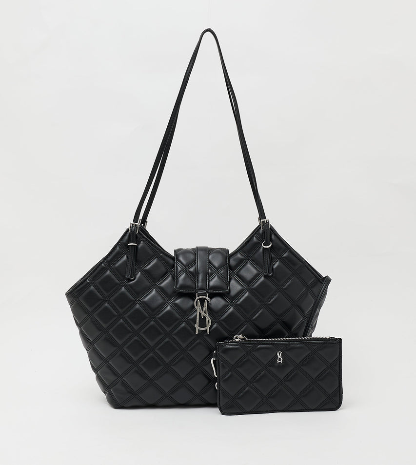 Bmckena Women's Black & Nickel Tote Bag