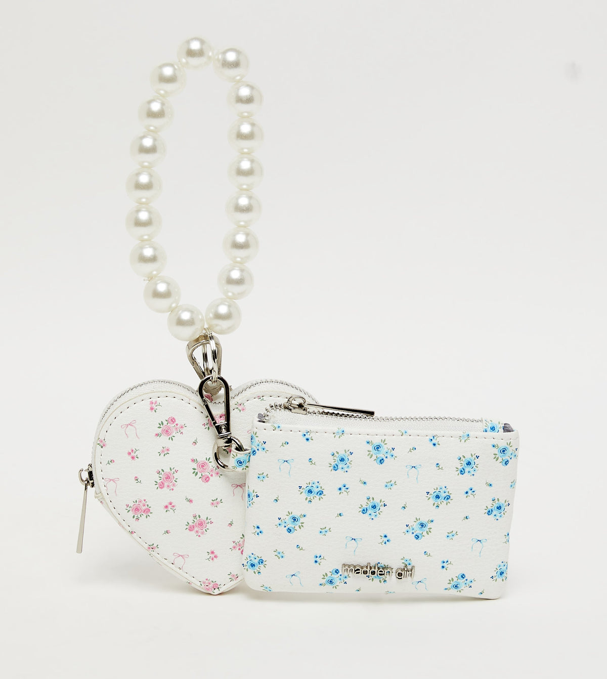 Madden Girl women's pink multicolour mini bag, front view