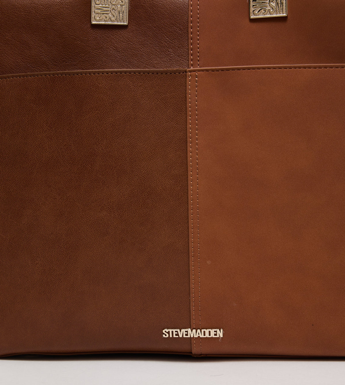 Steve Madden Bchloey women's bronze tote bag, interior view