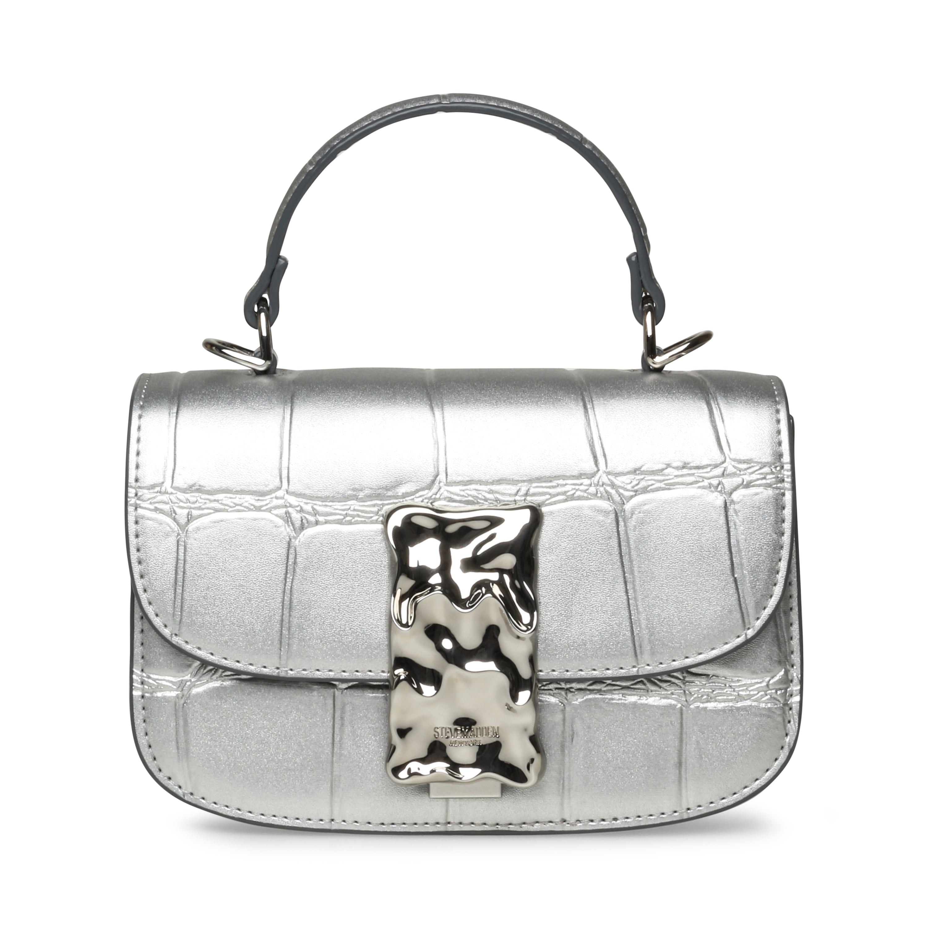 Inque-C Women's Silver Clutch