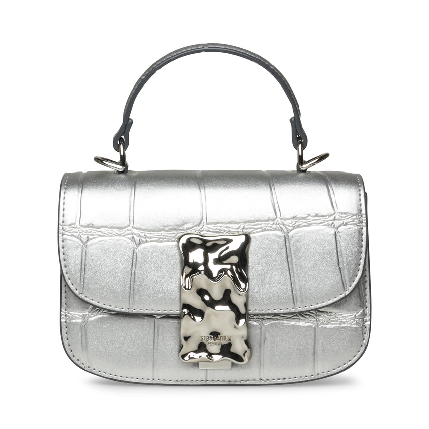 Inque-C Women's Silver Clutch