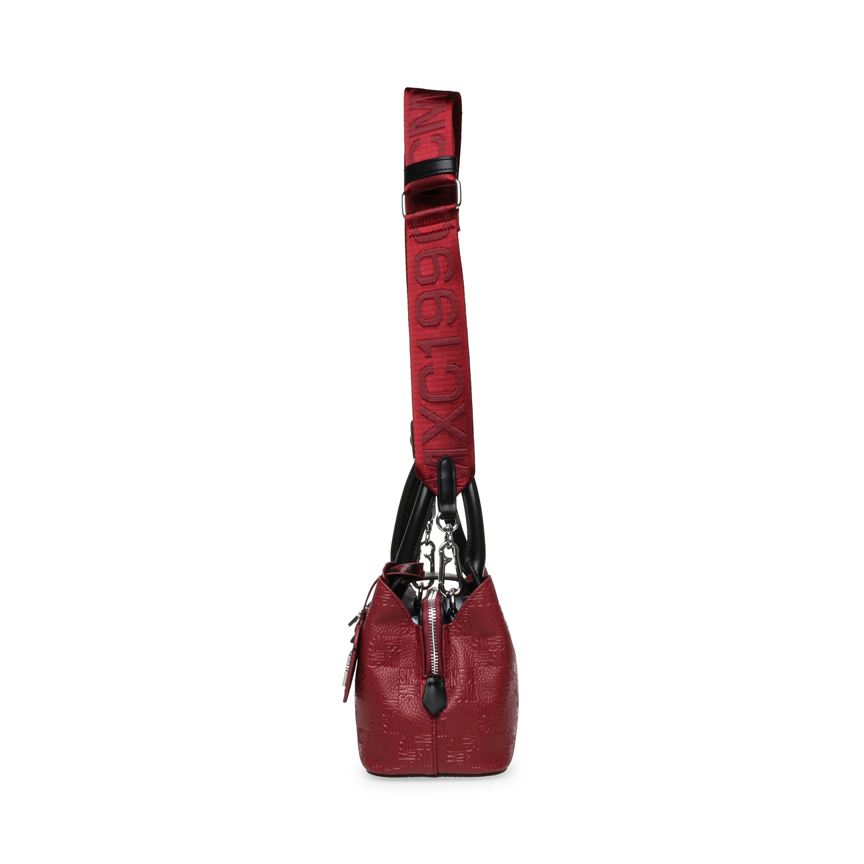 TENOR-C RED/SILVER SATCHEL BAG