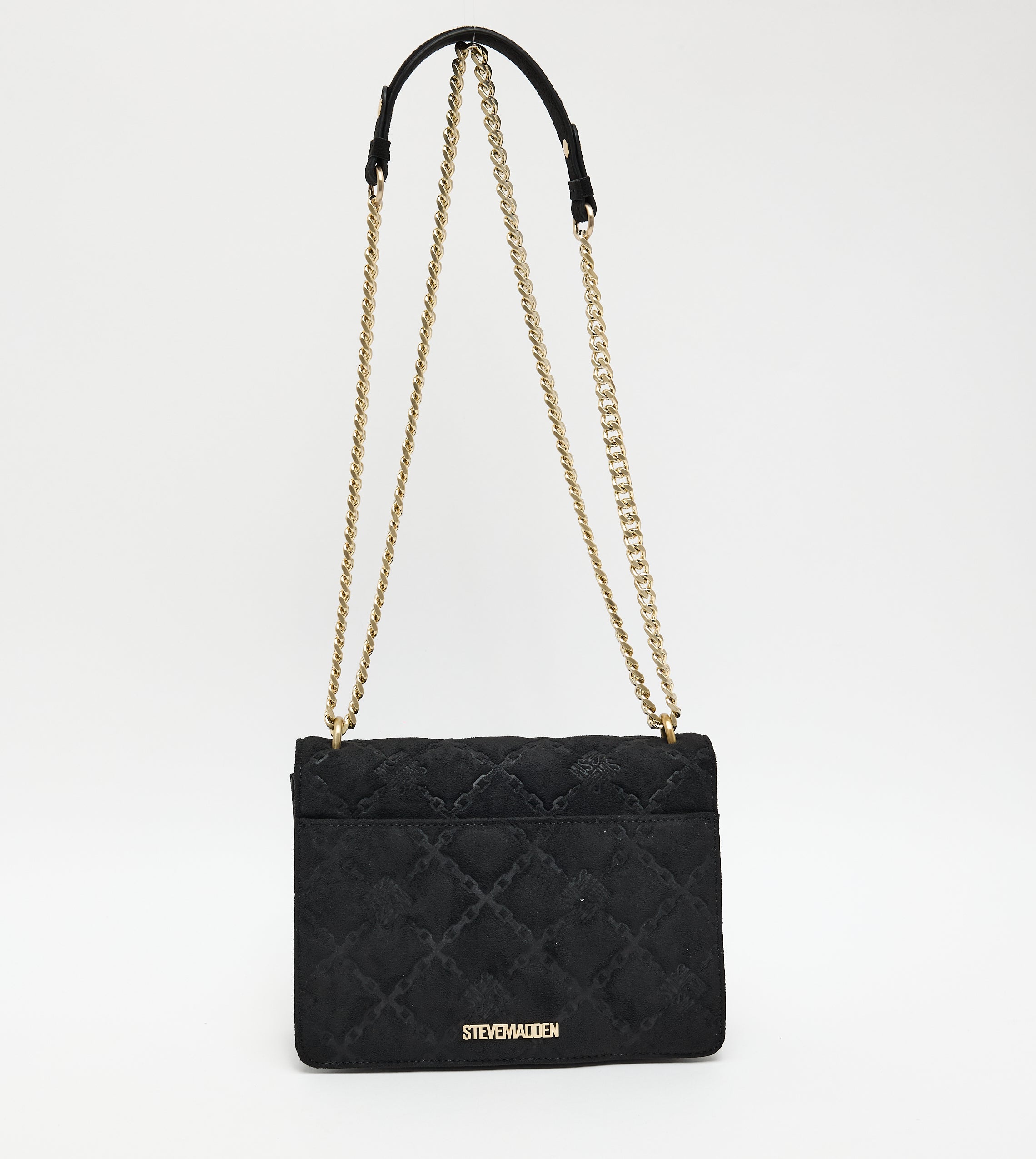 Steve Madden Bcourtly Women's Black Multicolour Shoulder Bag with compact structured silhouette profile - view 2