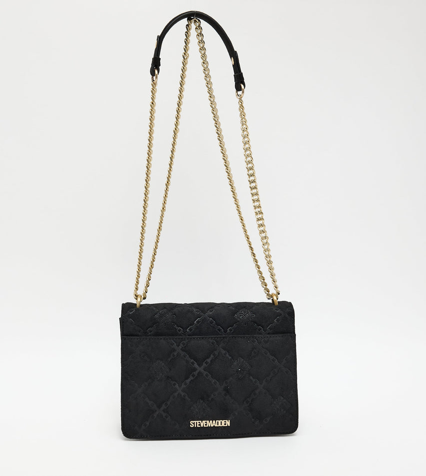 Steve Madden Bcourtly Women's Black Multicolour Shoulder Bag with compact structured silhouette profile - view 2