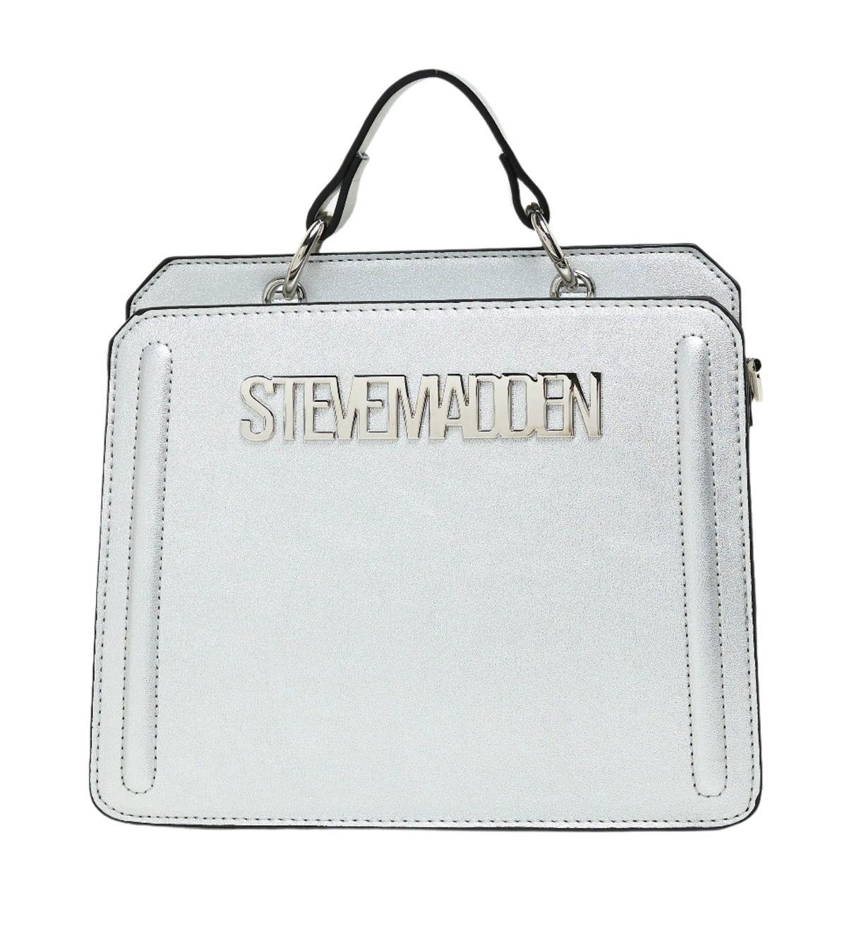 EVELYN SILVER TOTE BAG
