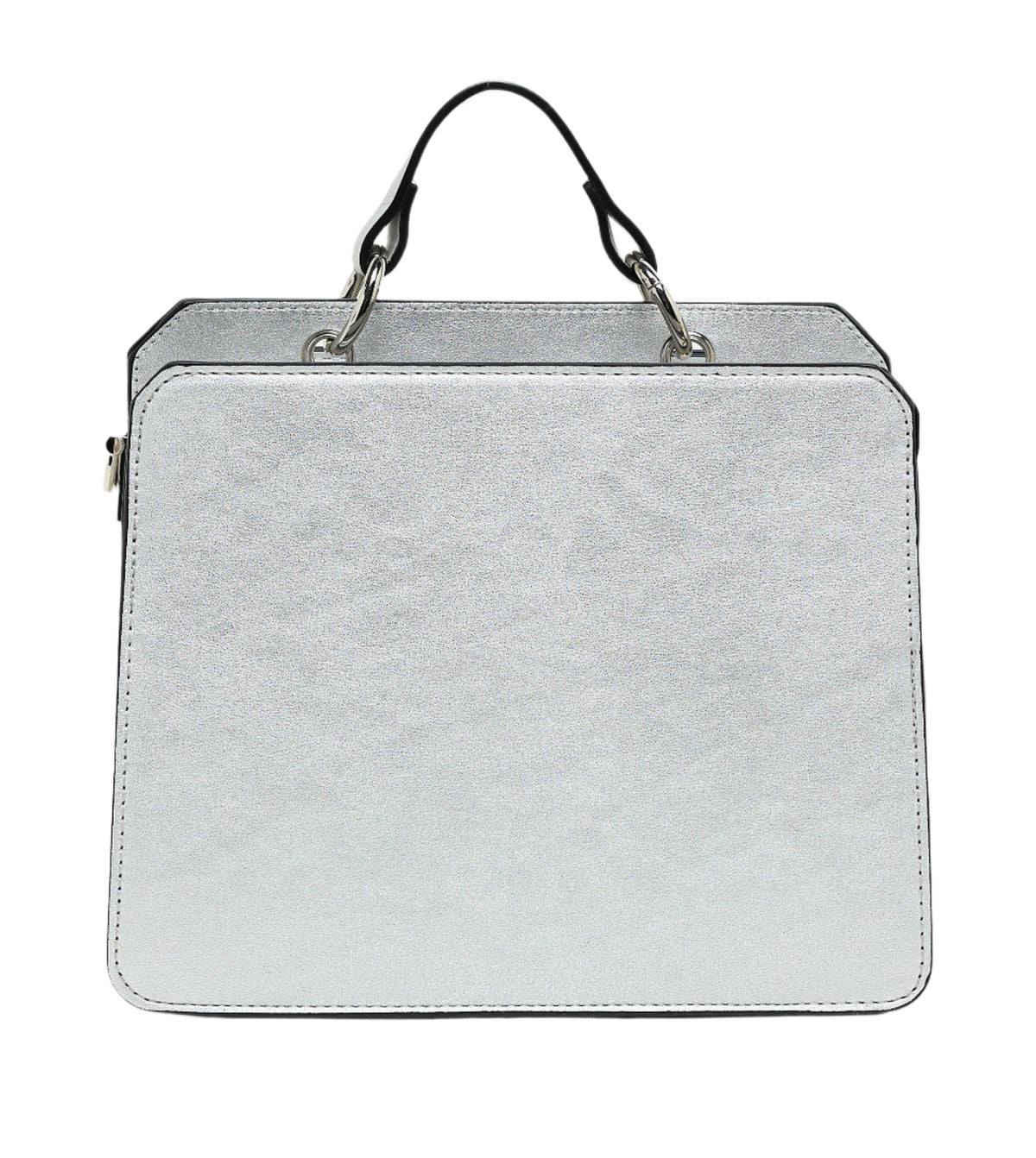 EVELYN SILVER TOTE BAG - view 2
