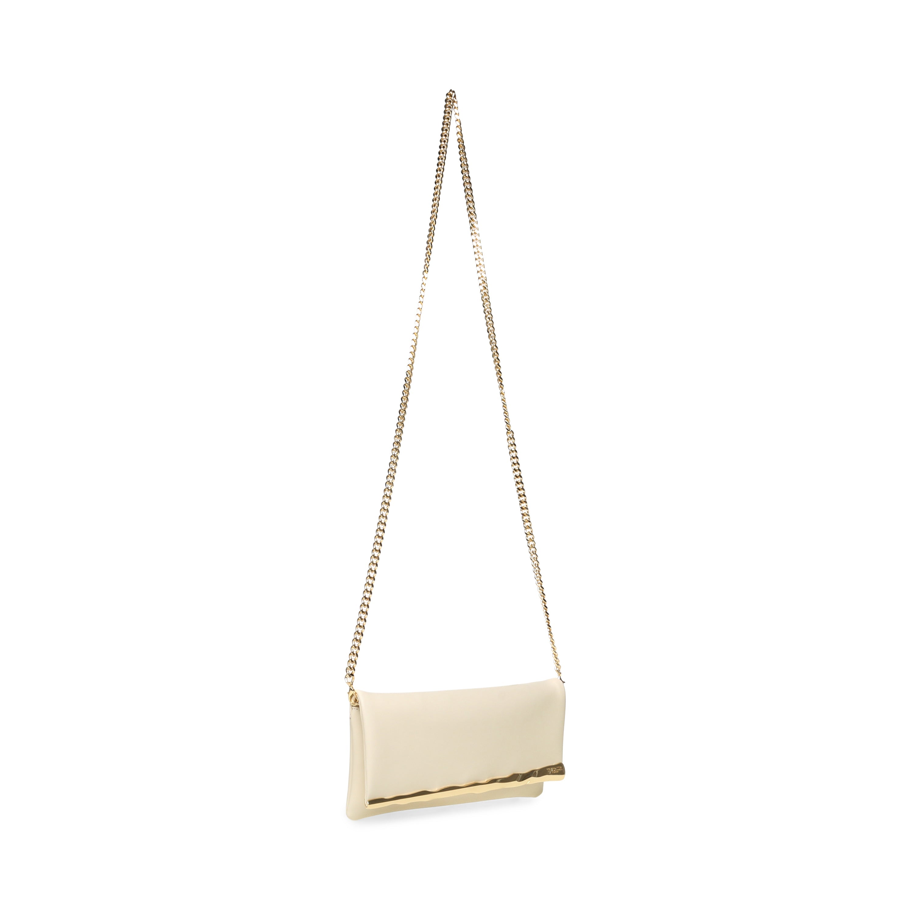 MAL BONE/GOLD CLUTCH
