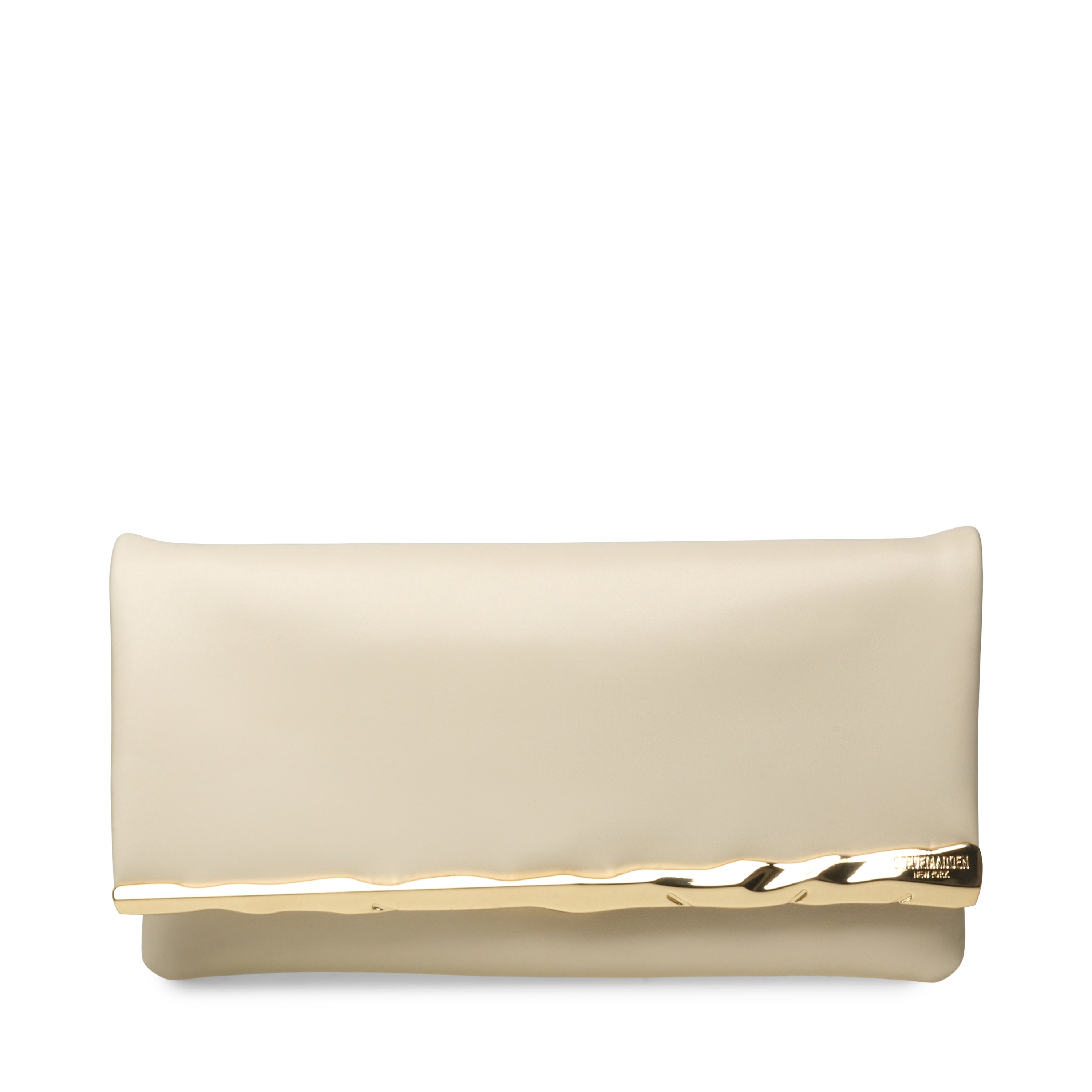 MAL BONE/GOLD CLUTCH