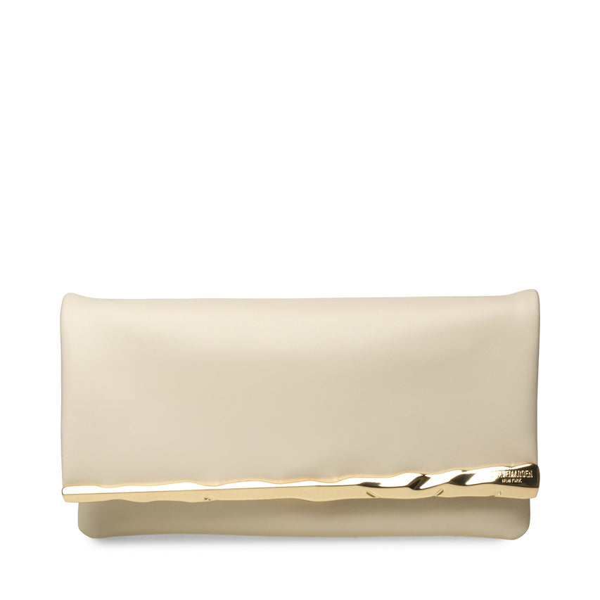 MAL BONE/GOLD CLUTCH