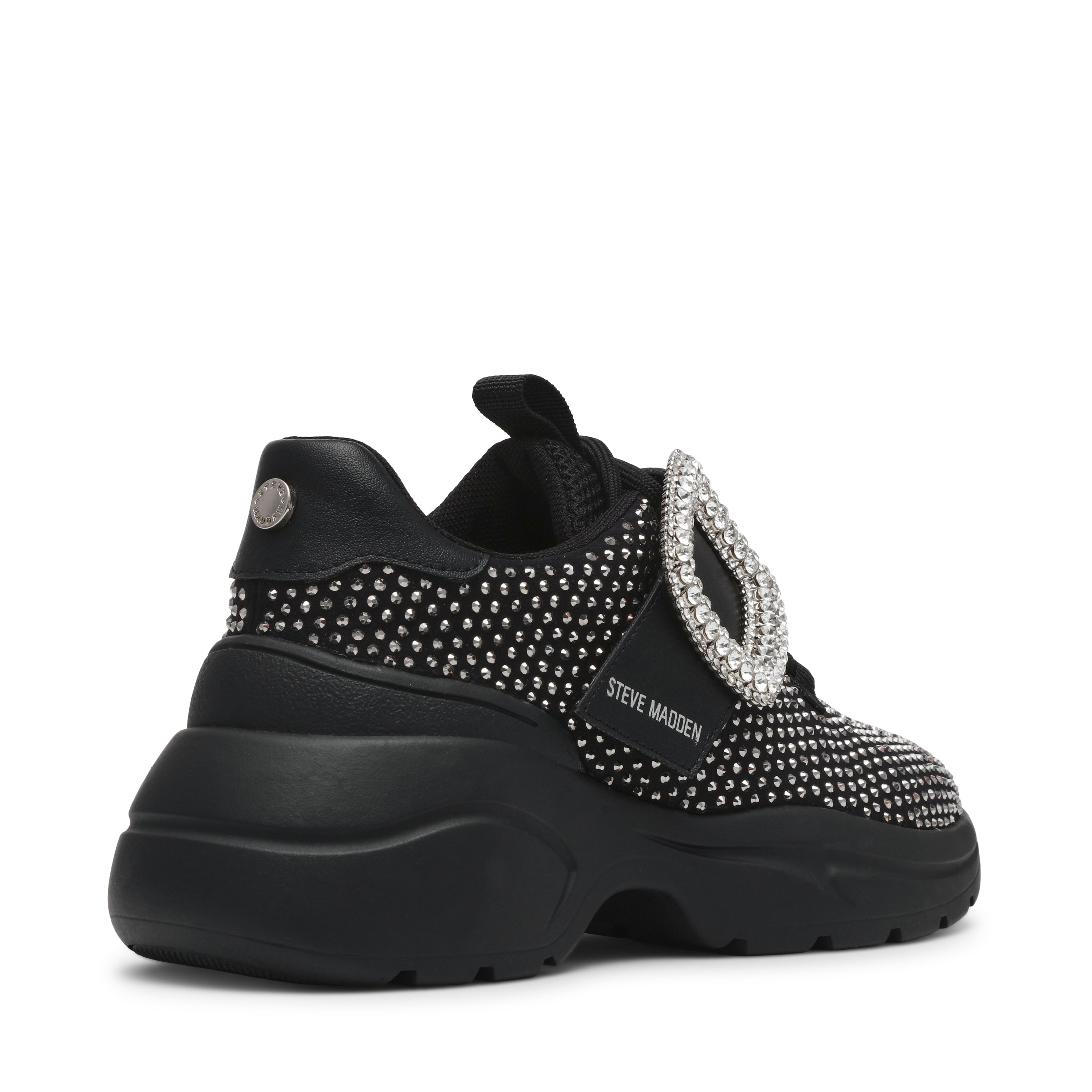 ECLIPSE BLACK SNEAKERS — rear view