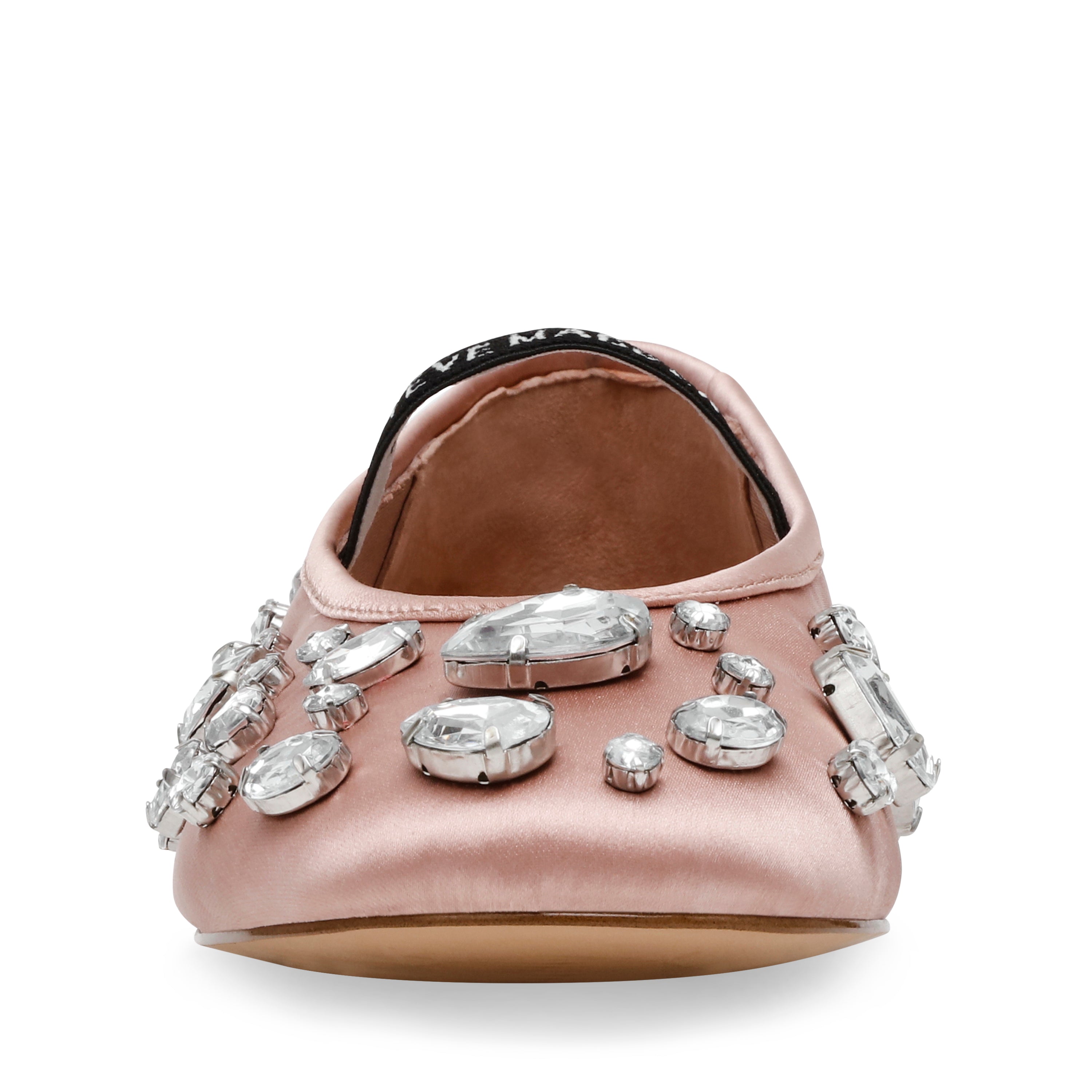 REVELER BLUSHSATIN BALLET FLATS
