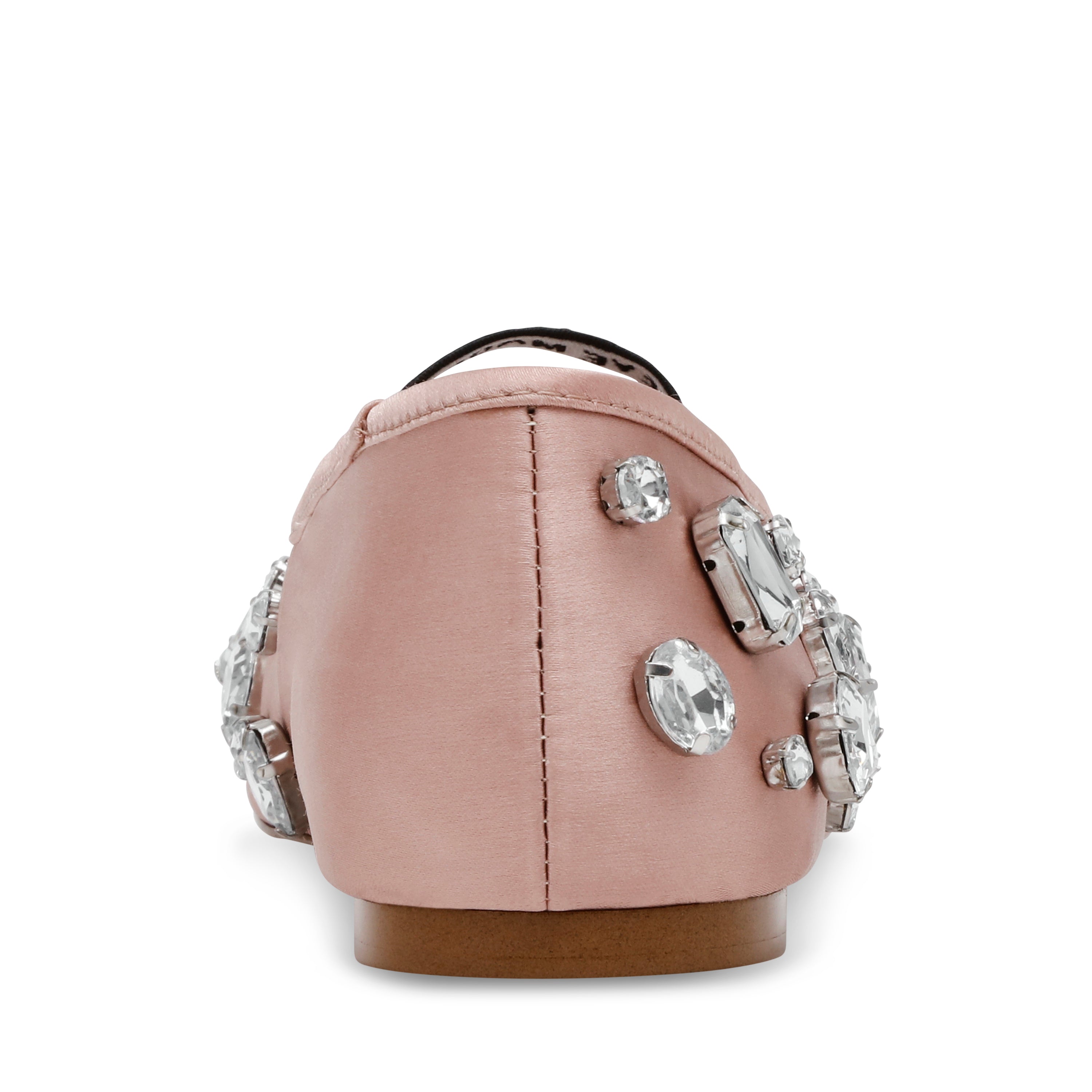 REVELER BLUSHSATIN BALLET FLATS