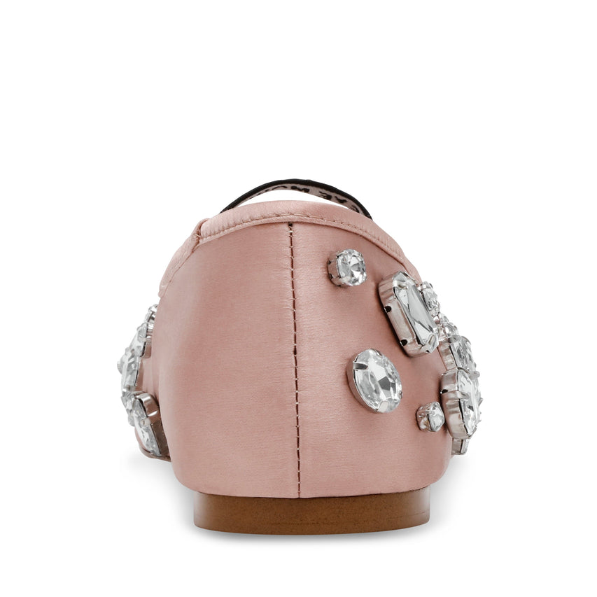 REVELER BLUSHSATIN BALLET FLATS
