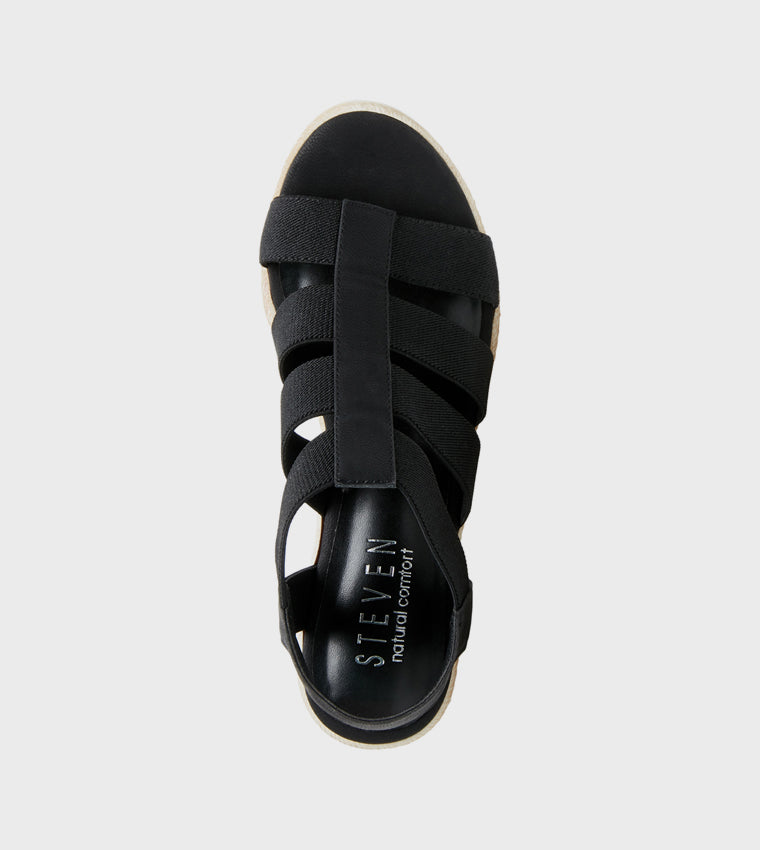 Riches Women's Black Leather Sandals - view 2