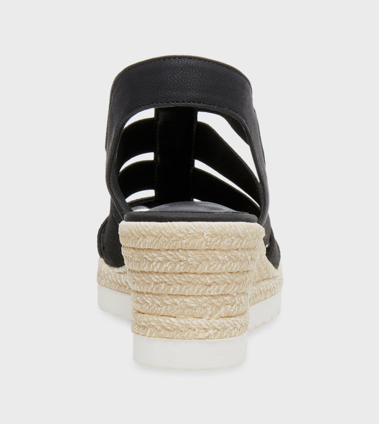 Riches Women's Black Leather Sandals - view 3