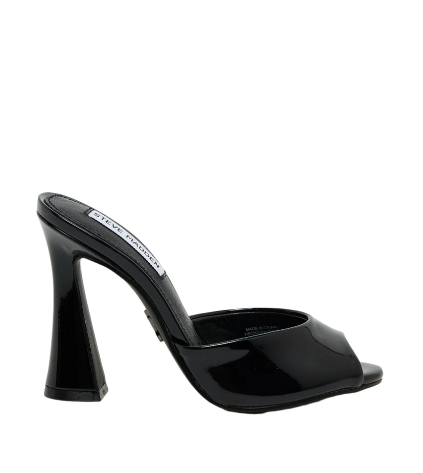 Presecco Women's Black Leather Heels