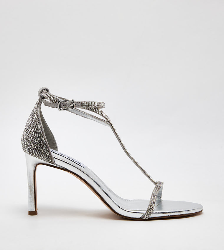 GRANDE SILVER BALLET FLATS