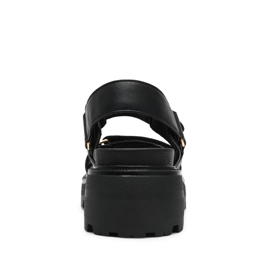 Supermona Women's Black Leather Sandals - view 7