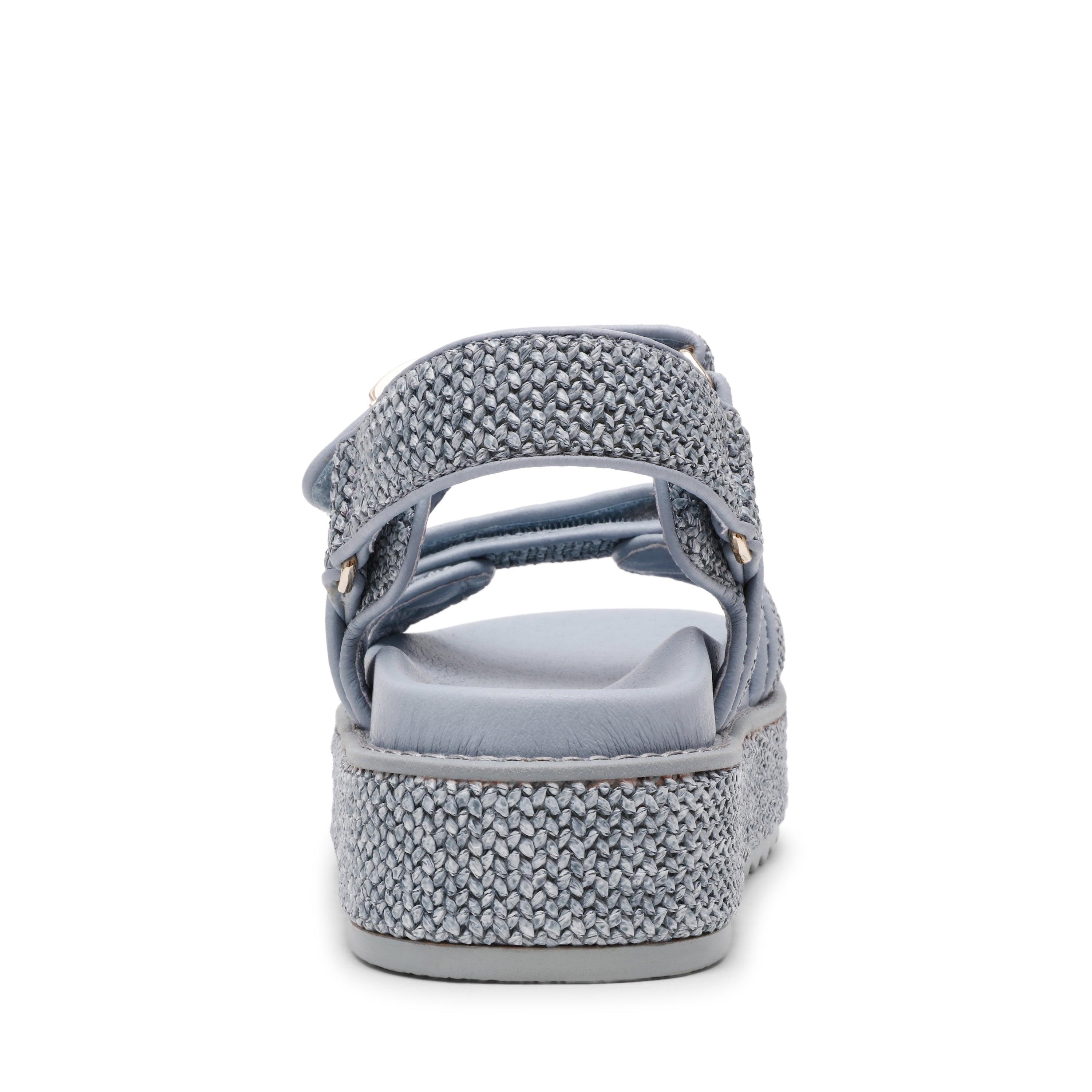 Bigmona Women's Blue Raffia Sandals - view 5