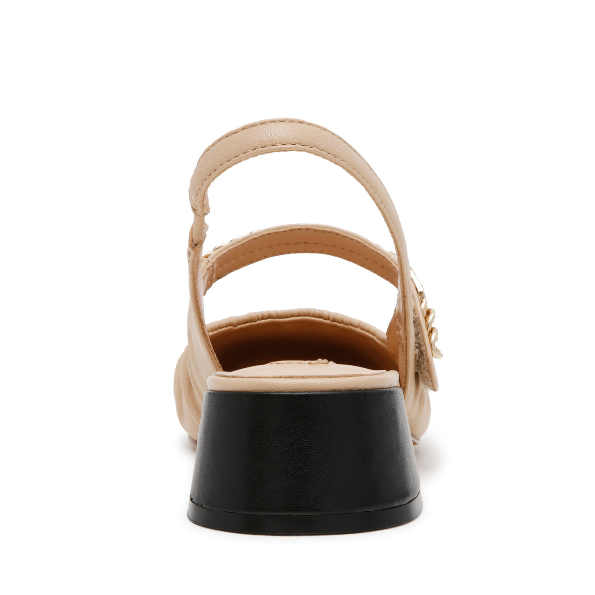 Sideline Women's Black/Tan Heels - view 2