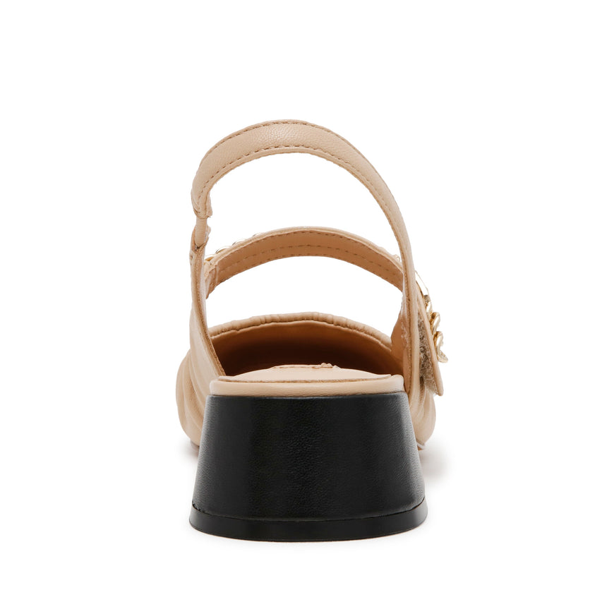 Sideline Women's Black/Tan Heels - view 2