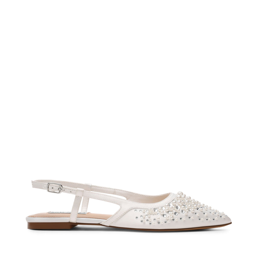 LAYOVER IVORY BALLET FLATS