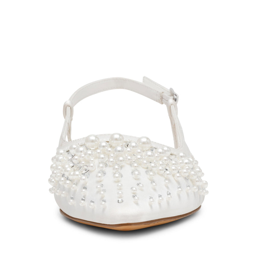 LAYOVER IVORY BALLET FLATS