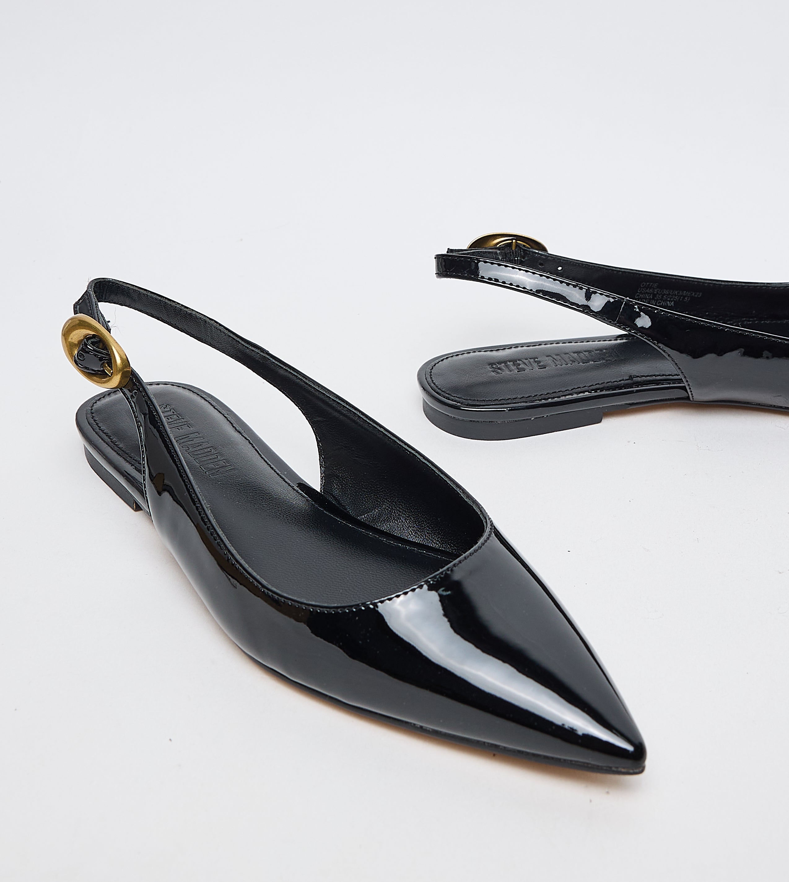 Ottie Women's Black Flat Sandals