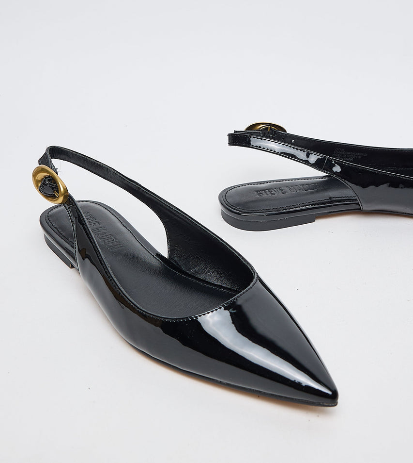 Ottie Women's Black Flat Sandals