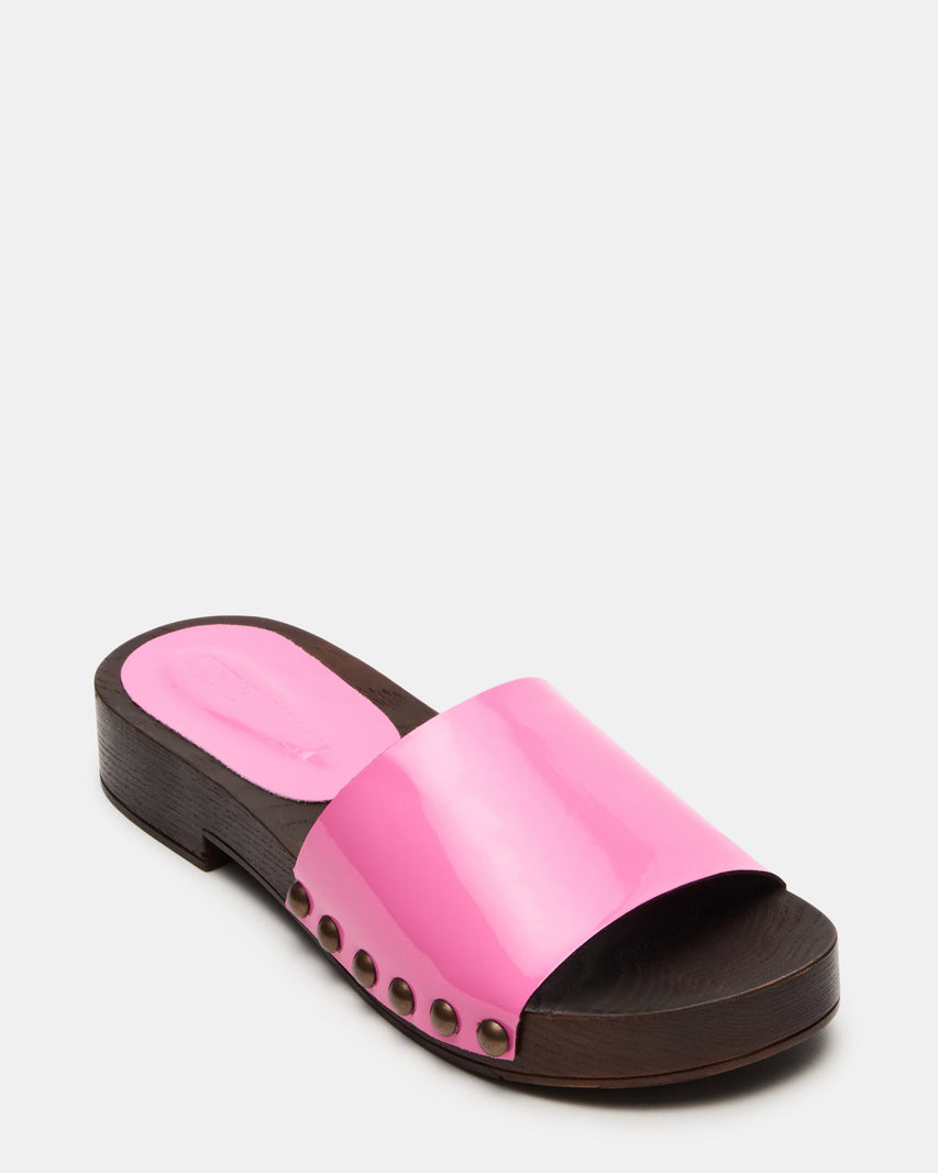 Cento Women's Pink Patent Flat Sandals - view 2