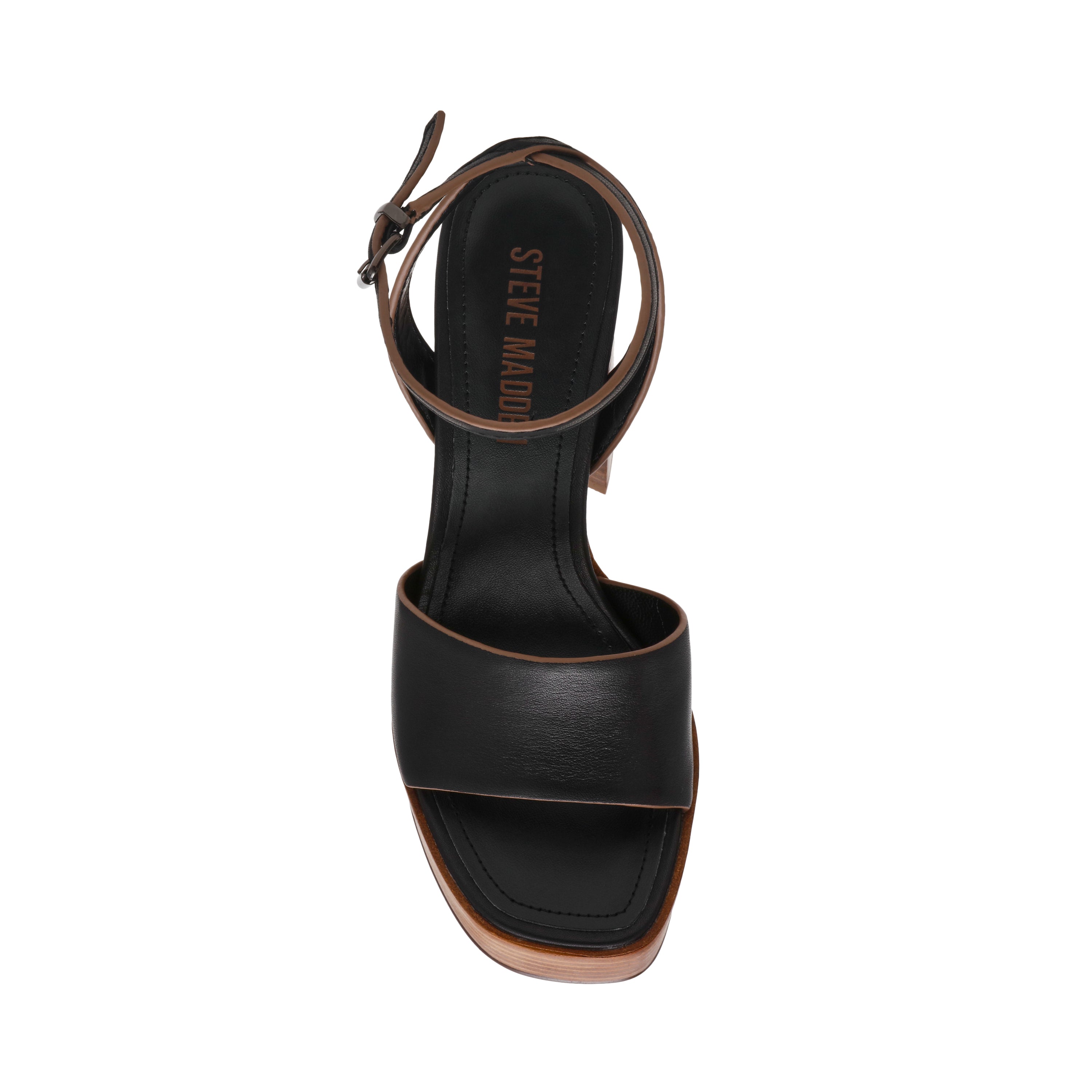 Floria Women's Black Leather Heels - view 4