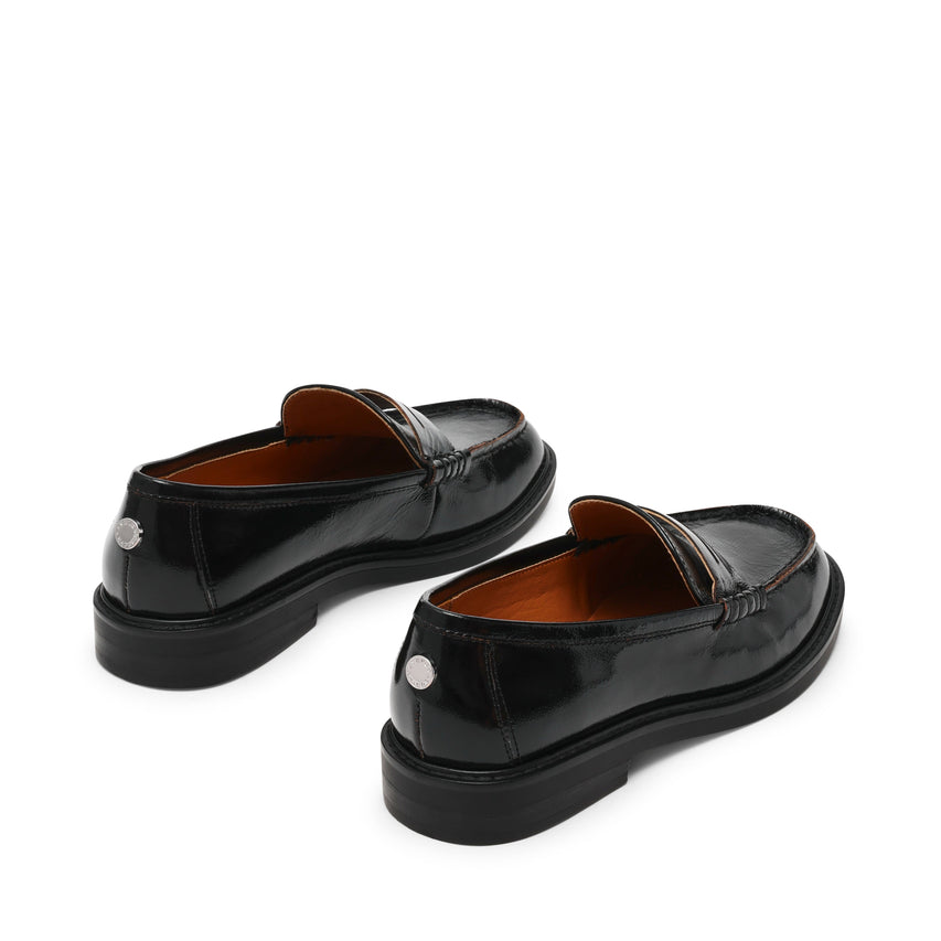 Steve Madden Adison women's black leather loafers, product view 2