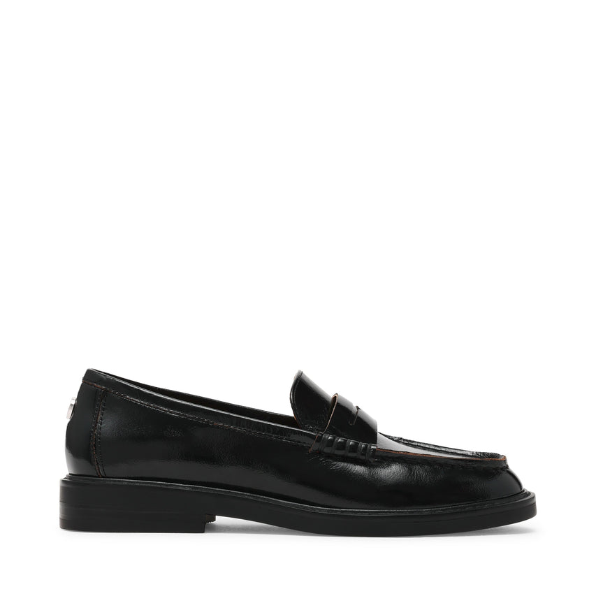 Steve Madden Adison women's black leather loafers, product view 4