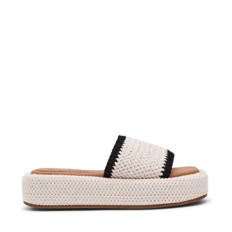 Steve Madden Beachy-W women's multicolour flat sandals, side view
