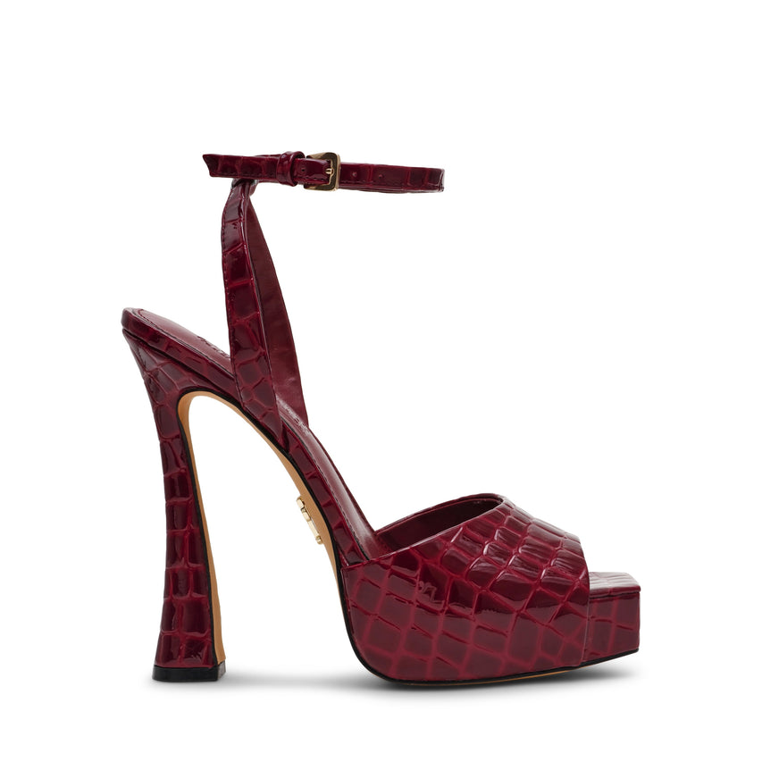Sass Women's Red Croco Heels