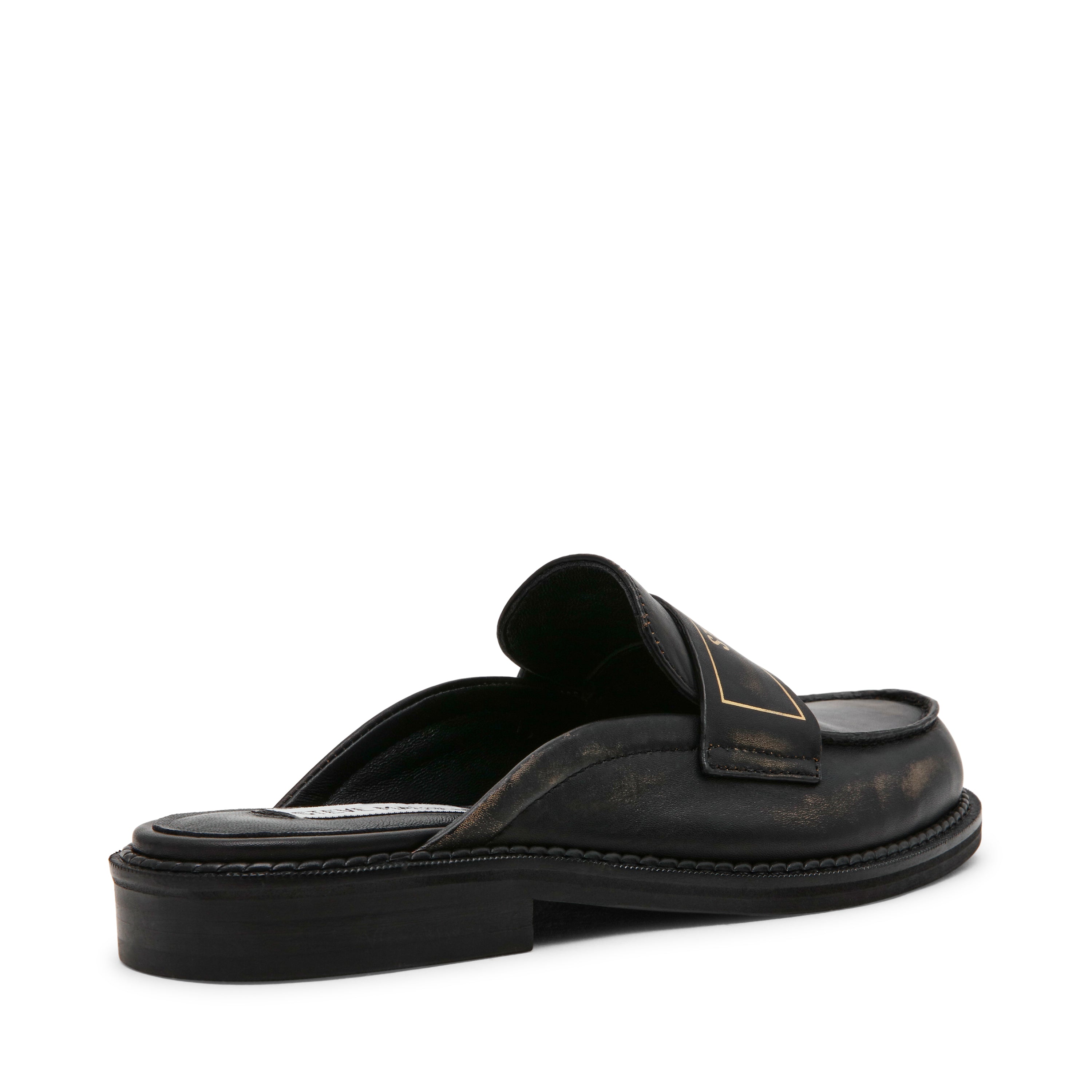 Moxxie Women's Black Leather Flat Sandals - view 2