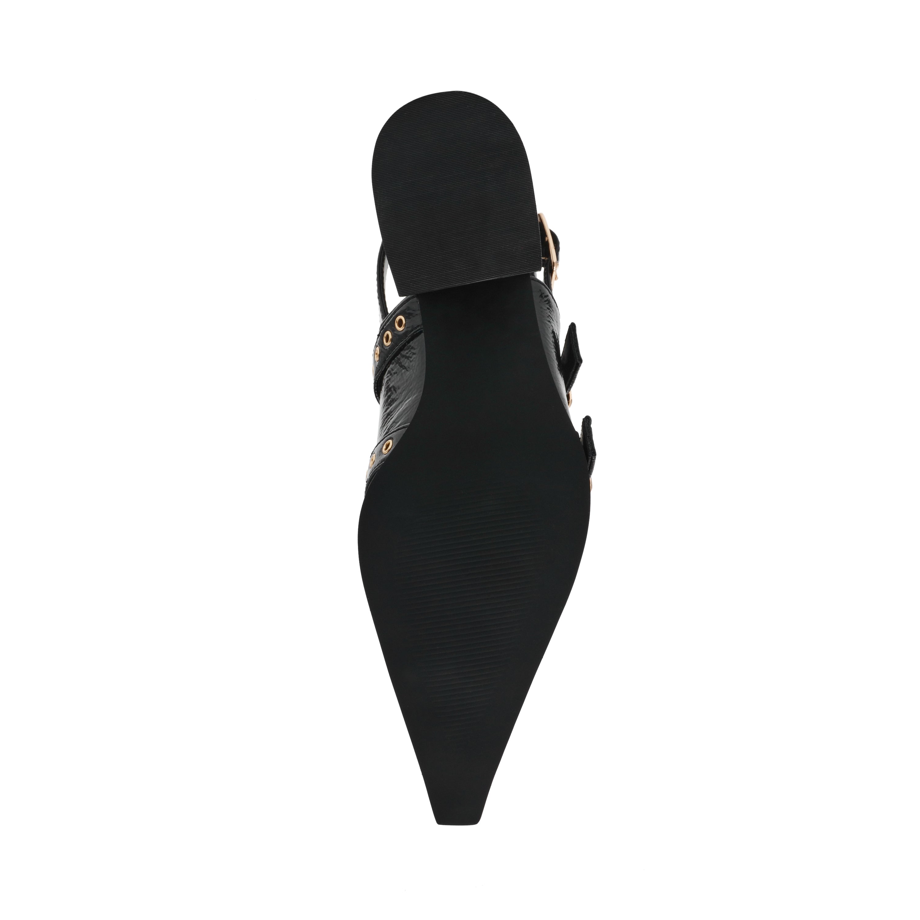 Galactia Women's Black Flat Sandals - view 5