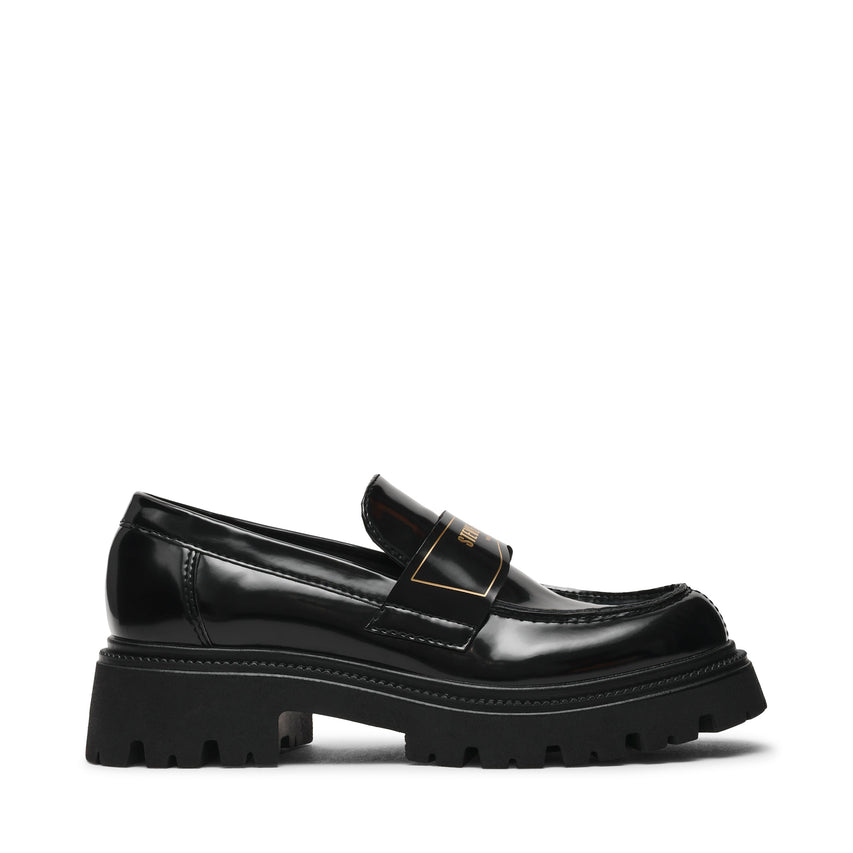 File-Away Women's Black Box Leather Loafers - view 4