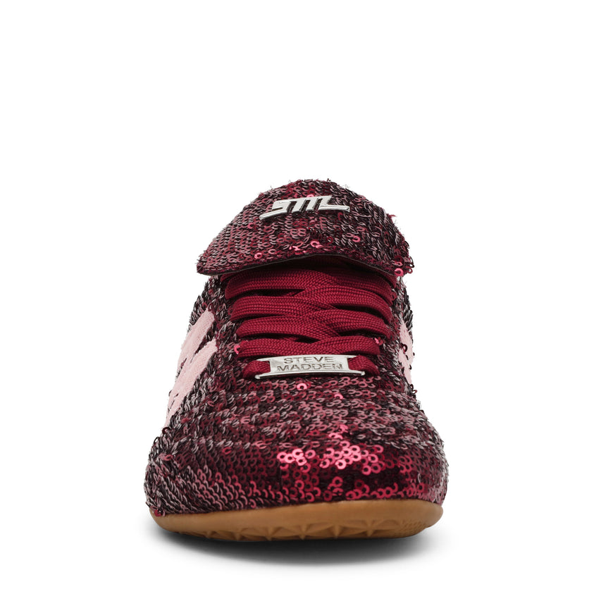 Freekick Women's Wine Sequin Sneakers - view 2