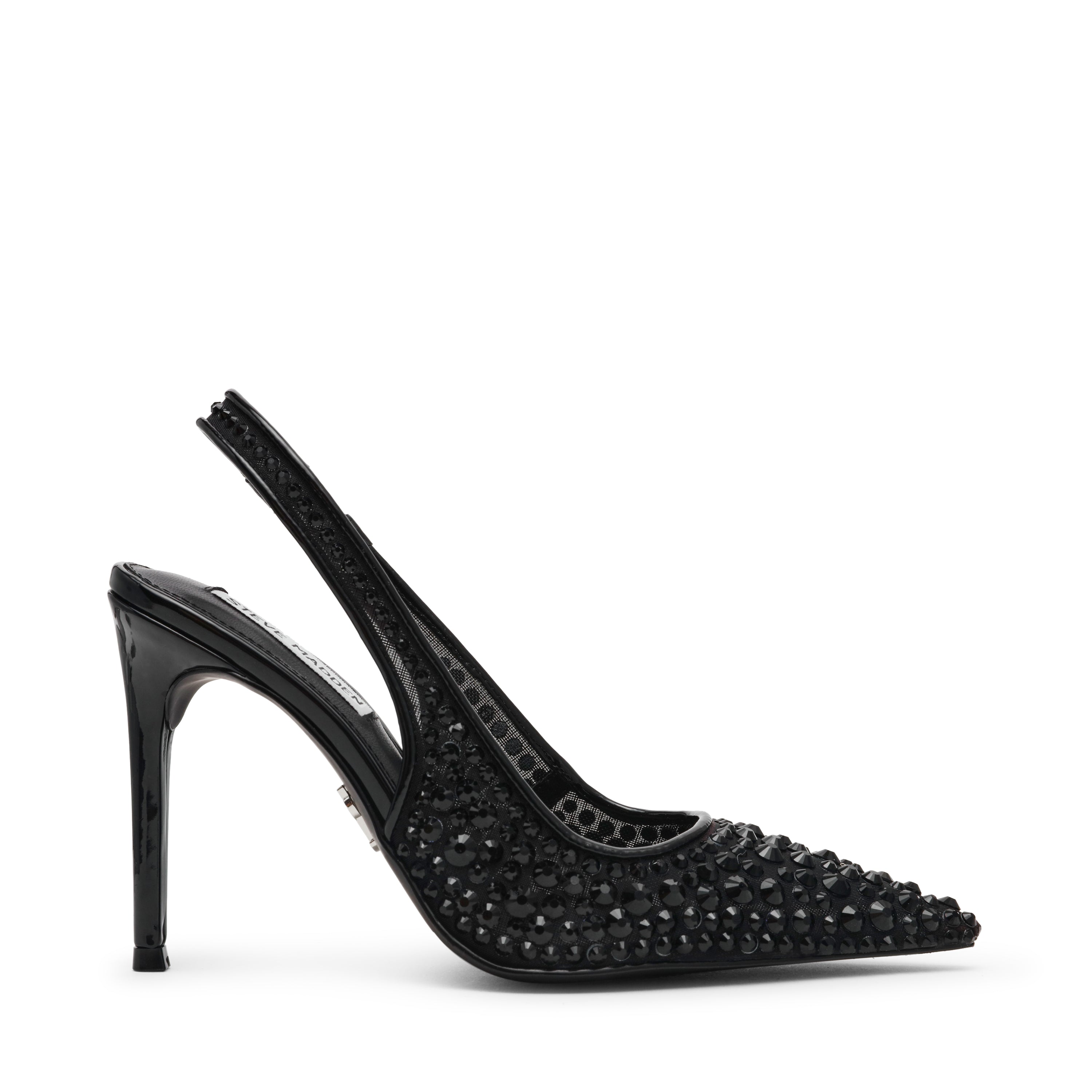Steve Madden Reyes-R Women's Black Heels, product image 6 - view 6