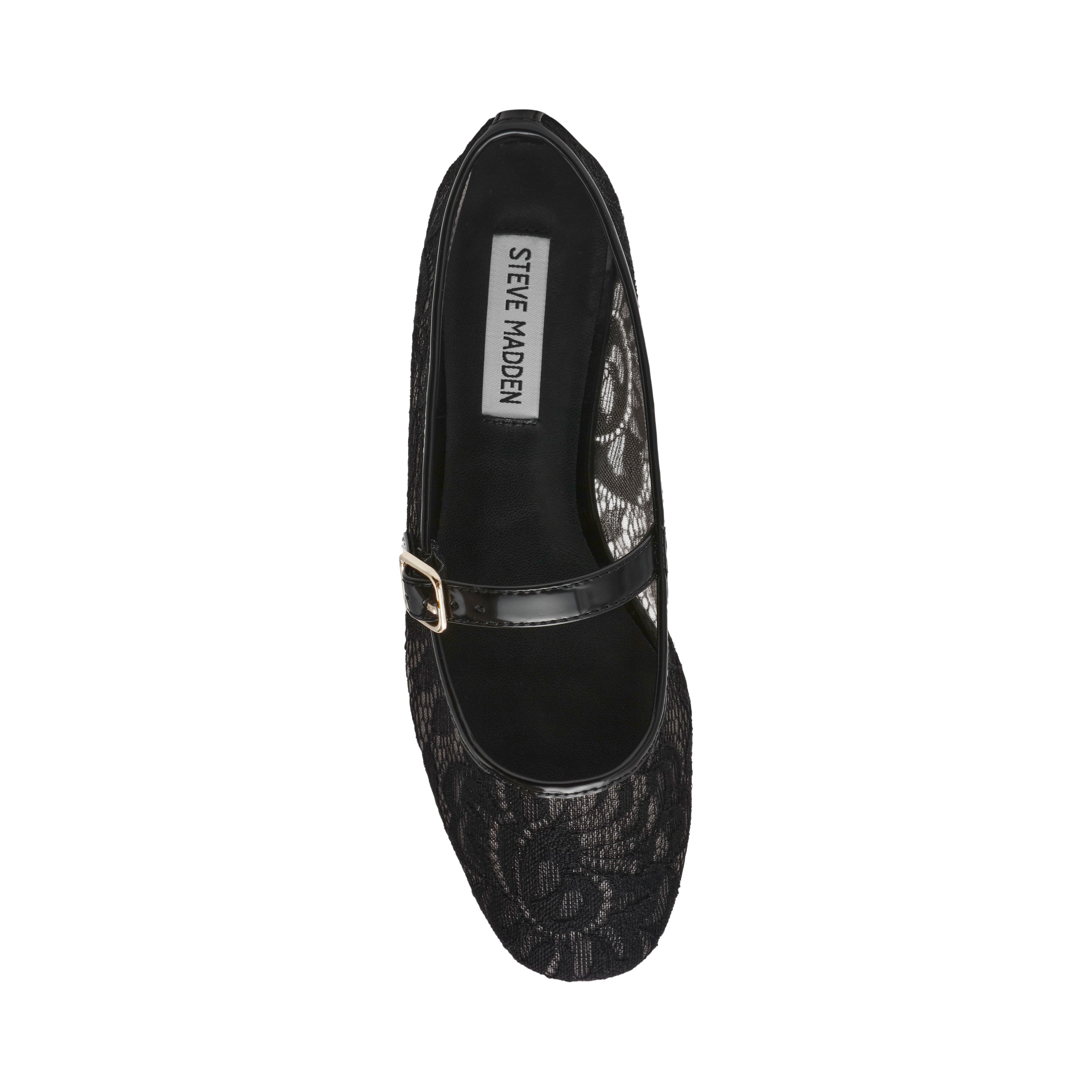 Wildflower-L Women's Black Lace Ballerinas - view 5