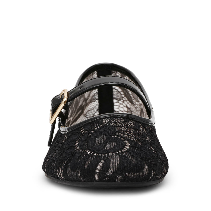 Wildflower-L Women's Black Lace Ballerinas - view 7