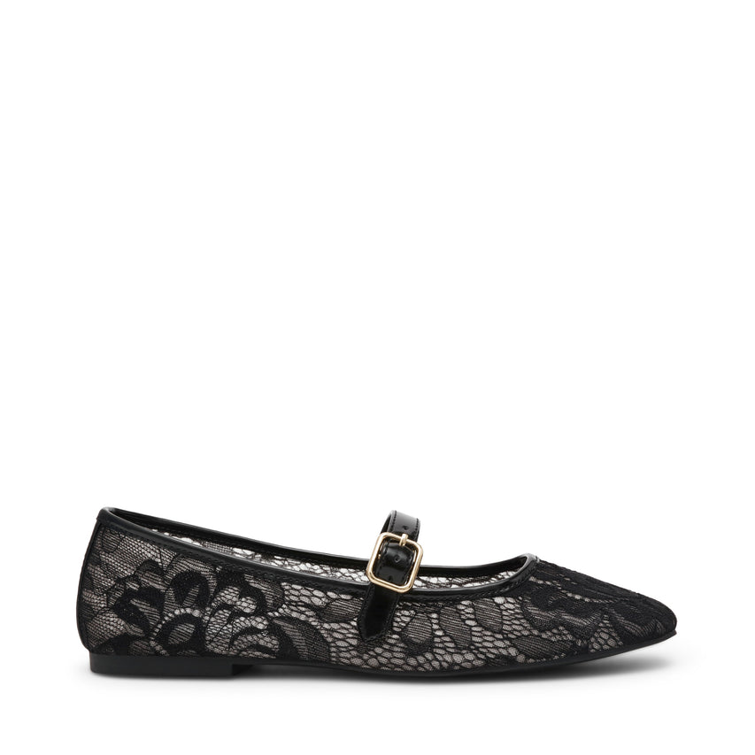 Wildflower-L Women's Black Lace Ballerinas - view 4