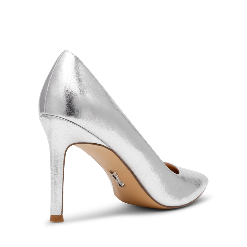 Steve Madden Secured Women's Silver Pumps with metallic finish - view 2