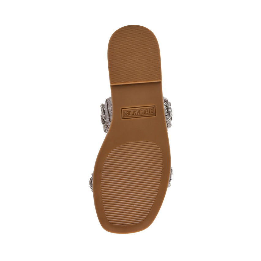 Nyssa Women's Silver Flat Sandals - view 8